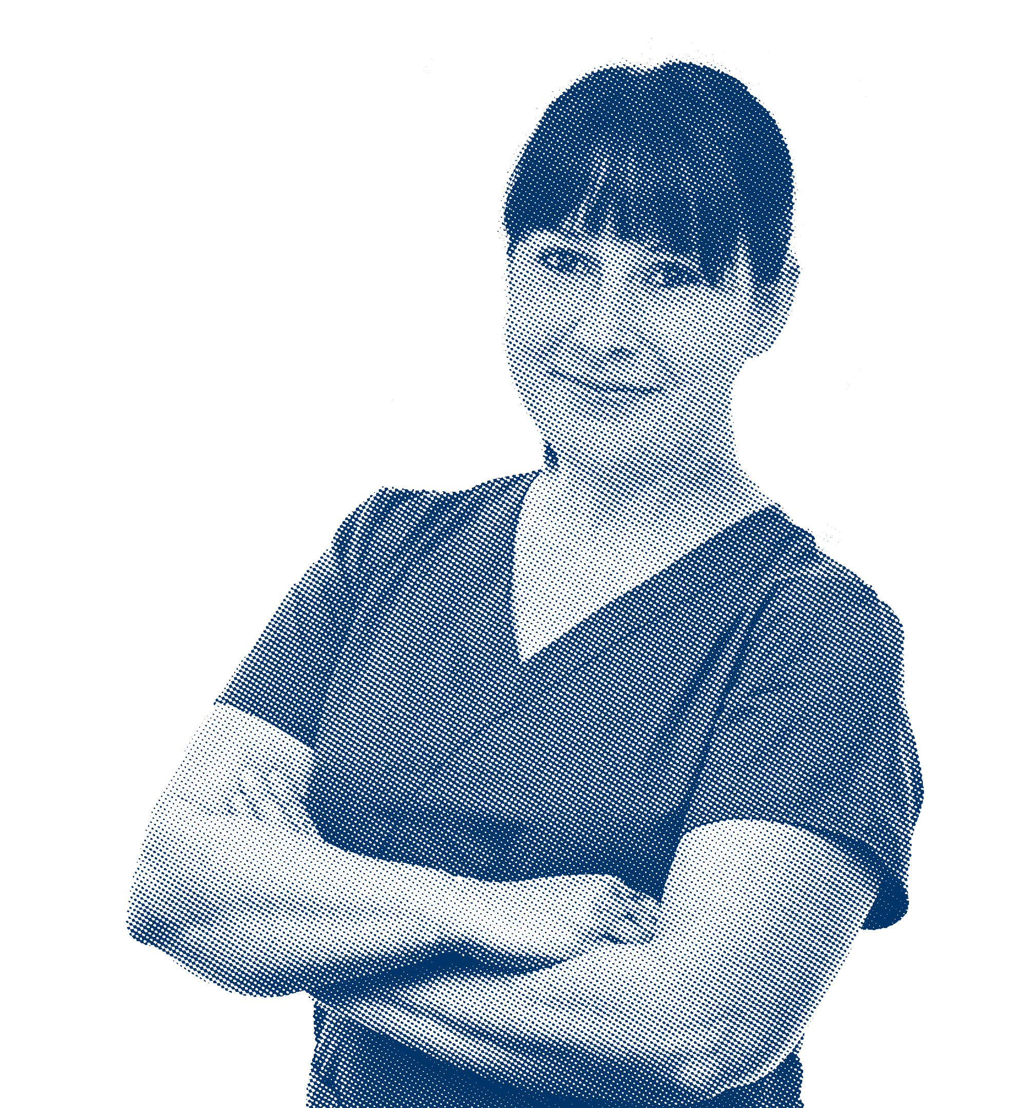 Krankenschwester der Ilm-Kreis-Kliniken (Halbton-Portr&auml;t im Corporate Design)